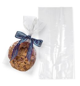 Clear Gusseted Poly Bags (4x2x8 in) - 1 Mil Thickness